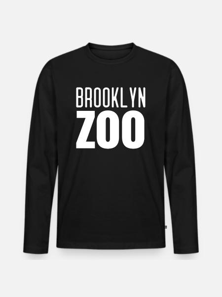 Brooklyn Zoo - Men's Premium Organic Long Sleeve Shirt - black