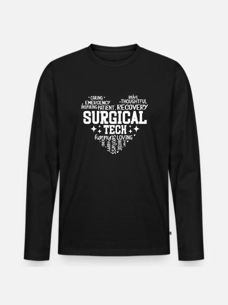 Technique chirurgicale : j’apporte beaucoup - T-shirt manches longues Premium bio Homme - noir