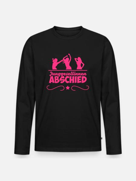junggesellinnen_abschied_01 - Männer Premium Bio Langarmshirt - Schwarz