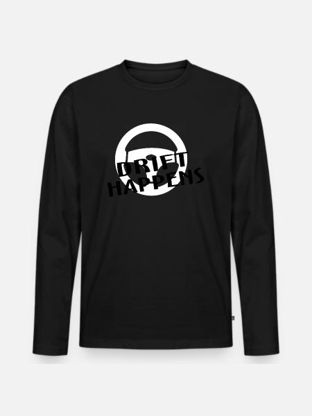 Car Auto - Männer Premium Bio Langarmshirt - Schwarz