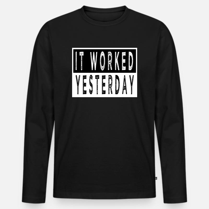 christmas carols computer programming fun - Männer Premium Bio Langarmshirt - Schwarz