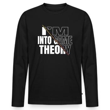 Dungeons the adventure zone present idea quote - Men's Premium Organic Long Sleeve Shirt - black - Front - Nico (187cm)