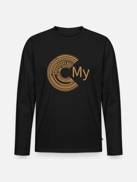 Pour mon - T-shirt manches longues Premium bio Homme - noir