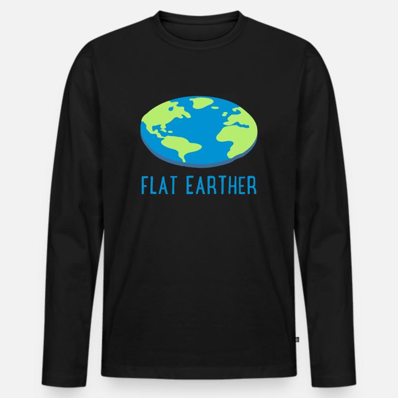 Verschwörungstheorien - Männer Premium Bio Langarmshirt - Schwarz