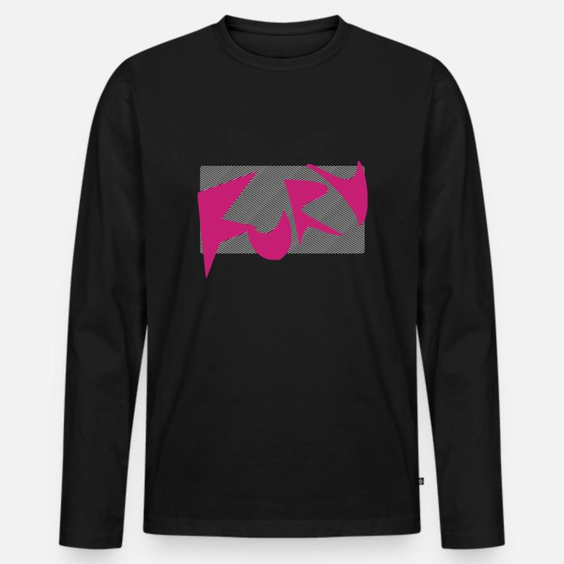 Fury - Wut - Männer Premium Bio Langarmshirt - Schwarz