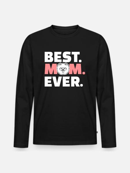 Spitz - Männer Premium Bio Langarmshirt - Schwarz