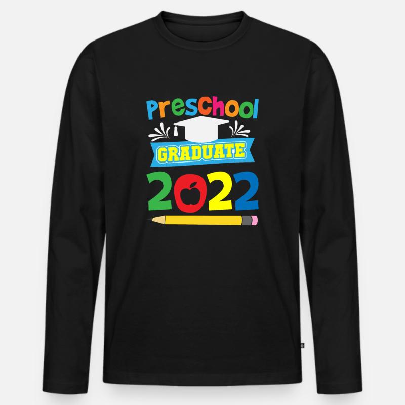 Preschool Graduate Pre-K Graduation Elementary - Männer Premium Bio Langarmshirt - Schwarz