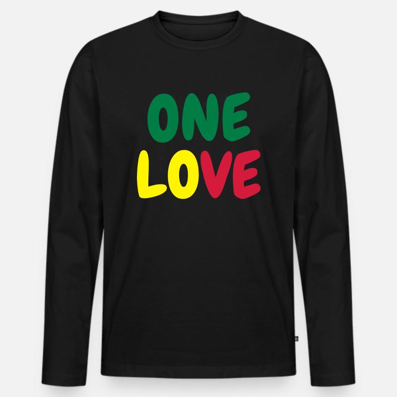 Cannabis / Drogen / Haschisch / Alkohol / Weed - Männer Premium Bio Langarmshirt - Schwarz