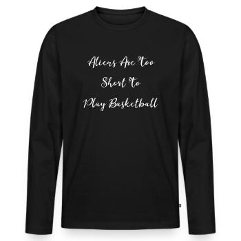 plumber apprentice awesome sexy carpenter tshirts - Men's Premium Organic Long Sleeve Shirt - black - Front - Nico (187cm)