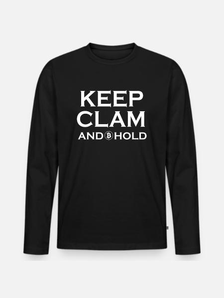 Bitcoin Trading Crypto Stocks - T-shirt manches longues Premium bio Homme - noir