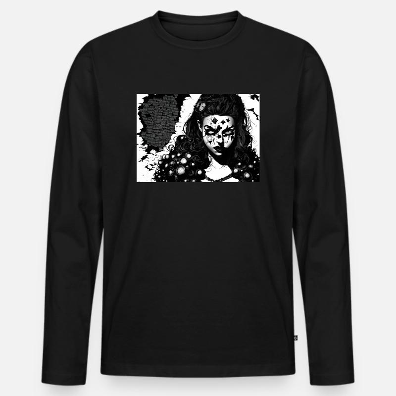 Dreifaltigkeit #7 - Männer Premium Bio Langarmshirt - Schwarz