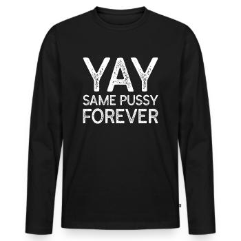 funny bachelor party | funny bachelor party - Men's Premium Organic Long Sleeve Shirt - black - Front - Nico (187cm)