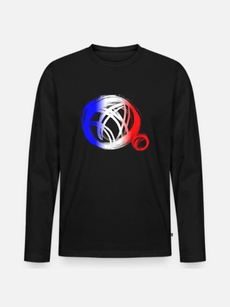 Boule - Men's Premium Organic Long Sleeve Shirt - black