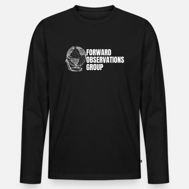 Forward Observations Group - Men's Premium Organic Long Sleeve Shirt - black