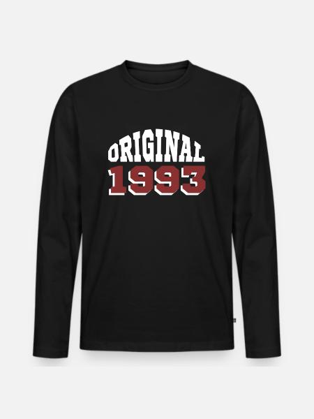 Original 1993 - T-shirt manches longues Premium bio Homme - noir