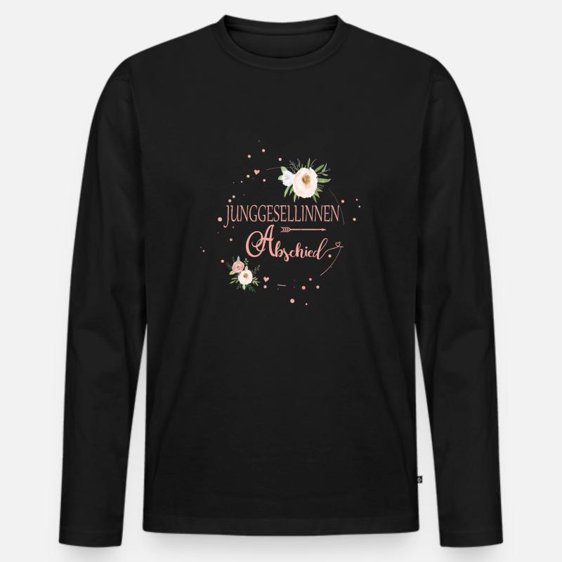 junggesellinnenabschied_lala - Männer Premium Bio Langarmshirt - Schwarz