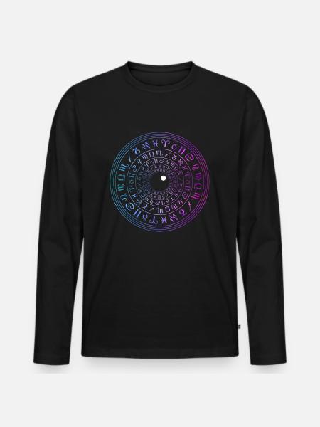 L’œil de l’univers - T-shirt manches longues Premium bio Homme - noir
