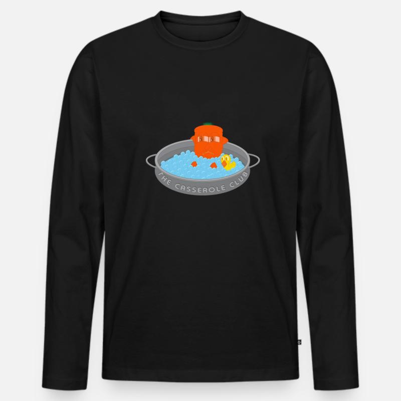 KEULE - Männer Premium Bio Langarmshirt - Schwarz