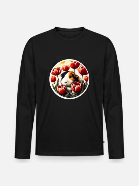 Cobaye - T-shirt manches longues Premium bio Homme - noir