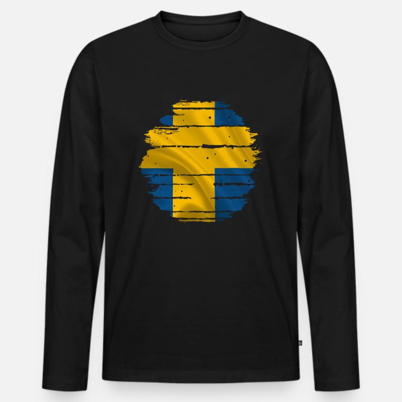 Abschlussfeier 2024 Abiturfeier - Männer Premium Bio Langarmshirt - Schwarz