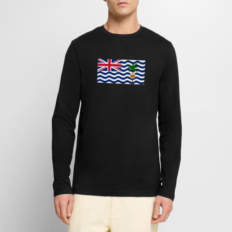 British Indian Ocean Territory Men's Premium Organic Long Sleeve Shirt