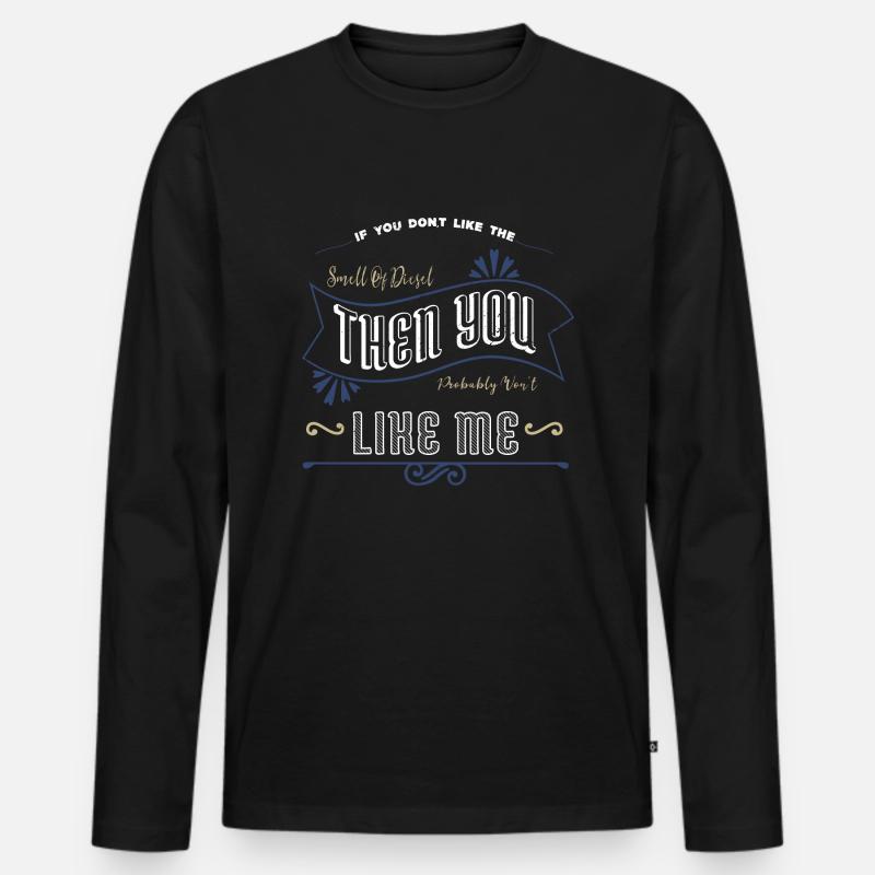 Déclaration Blagues Technicien BaseballcoffeeMug - T-shirt manches longues Premium bio Homme - noir