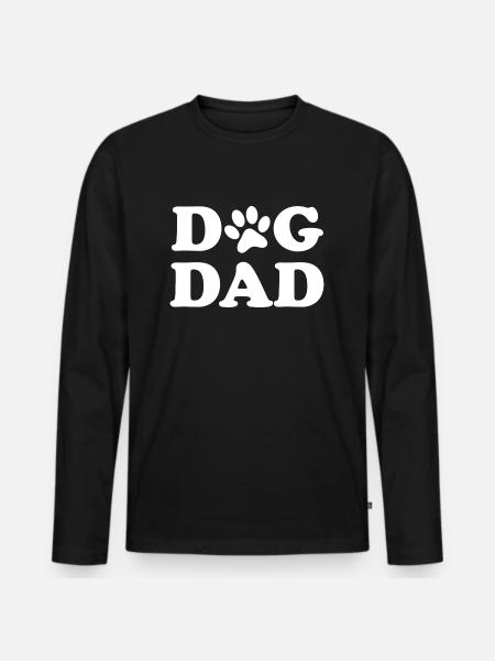 Hund Dog - Men's Premium Organic Long Sleeve Shirt - black