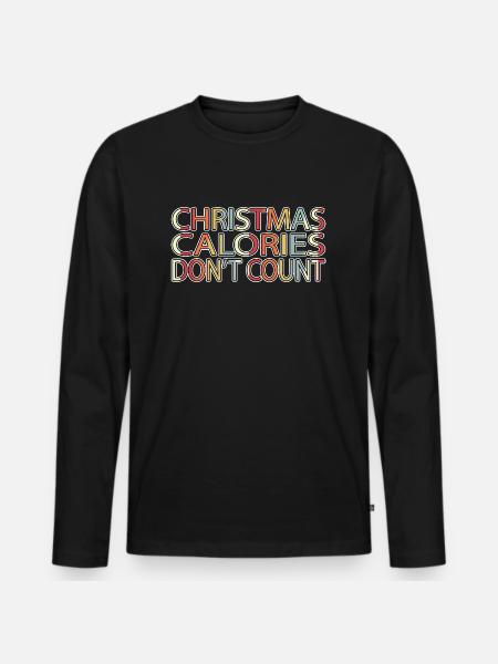 Bodybuilding Funny Gym Joke Gift Idea Bodybuilder - Men's Premium Organic Long Sleeve Shirt - black