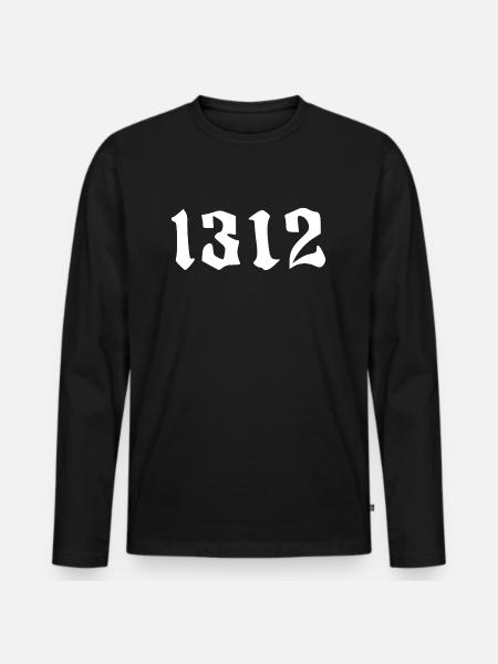 ACAB 1312 Cops - Men's Premium Organic Long Sleeve Shirt - black