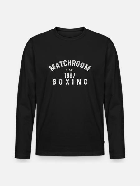 matchroom 1987 - Men's Premium Organic Long Sleeve Shirt - black