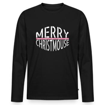 Corpse Bedroom Beard Lyrics Birthday Christmas - Men's Premium Organic Long Sleeve Shirt - black - Front - Nico (187cm)