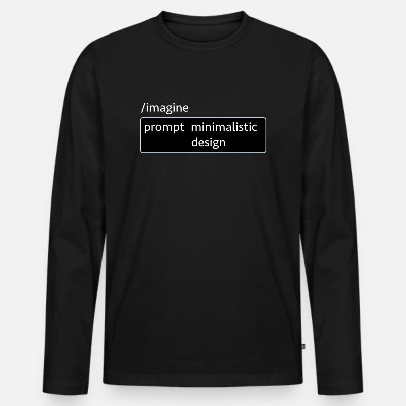 Conception d’image AI-Prompt Dire informatique AI Computer T-shirt manches longues Premium bio Homme