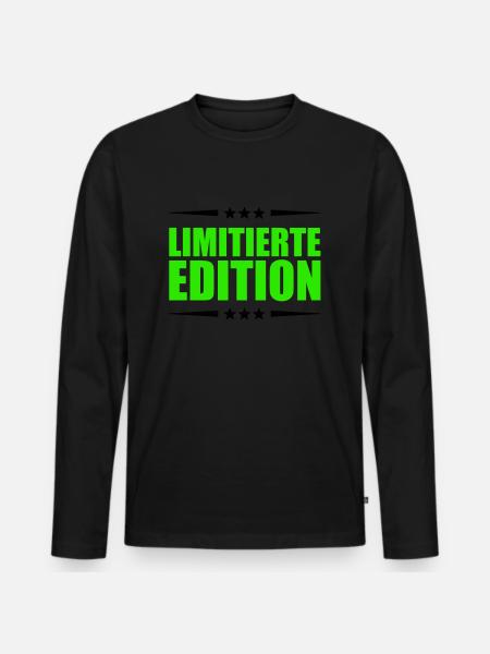 limited edition - Men's Premium Organic Long Sleeve Shirt - black