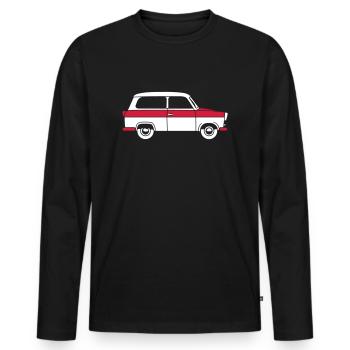  500 Kombi 2c - T-shirt manches longues Premium bio Homme - noir - Devant - Nico (187cm)