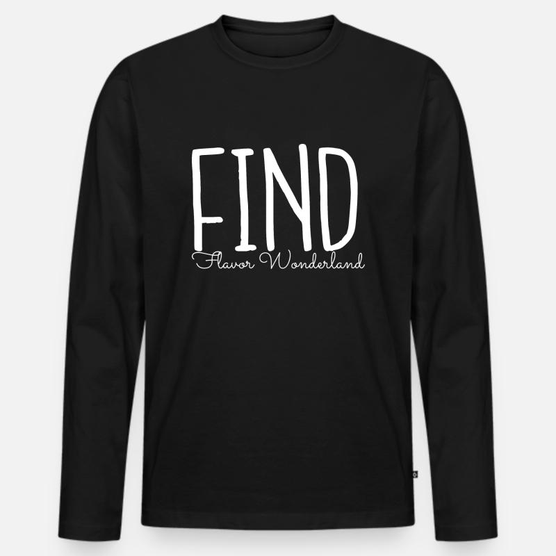 magical recipes present idea present - Männer Premium Bio Langarmshirt - Schwarz