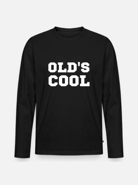 Old's cool - Men's Premium Organic Long Sleeve Shirt - black