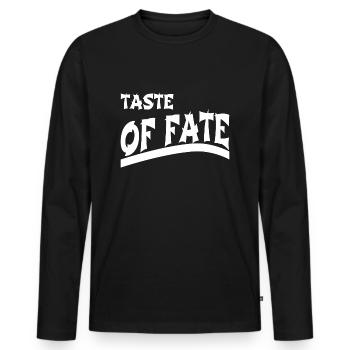 birthday present destiny birthday present idea - Men's Premium Organic Long Sleeve Shirt - black - Front - Nico (187cm)