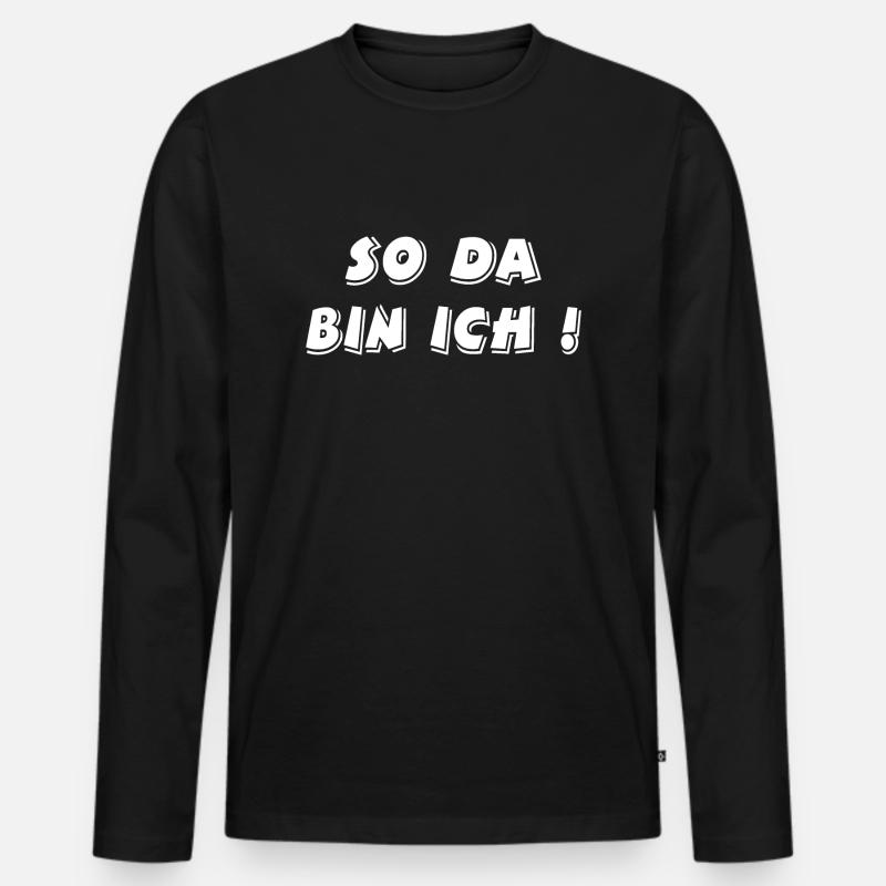 Auto - Männer Premium Bio Langarmshirt - Schwarz
