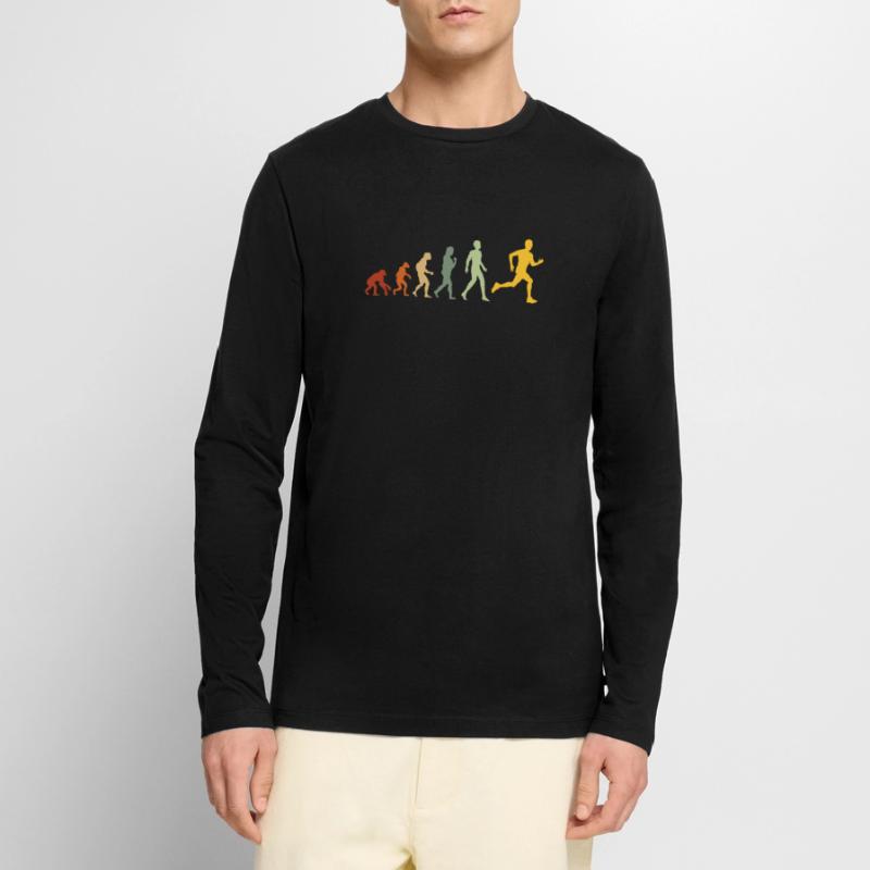 Évolution à triathlon - Running Evolution T-shirt manches longues Premium bio Homme