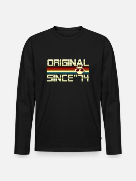Since 74 - T-shirt manches longues Premium bio Homme - noir