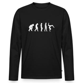 Floor Gymnastics Gymnastics Gymnastics Gymnastics Gymnastics - Men's Premium Organic Long Sleeve Shirt - black - Front - Nico (187cm)