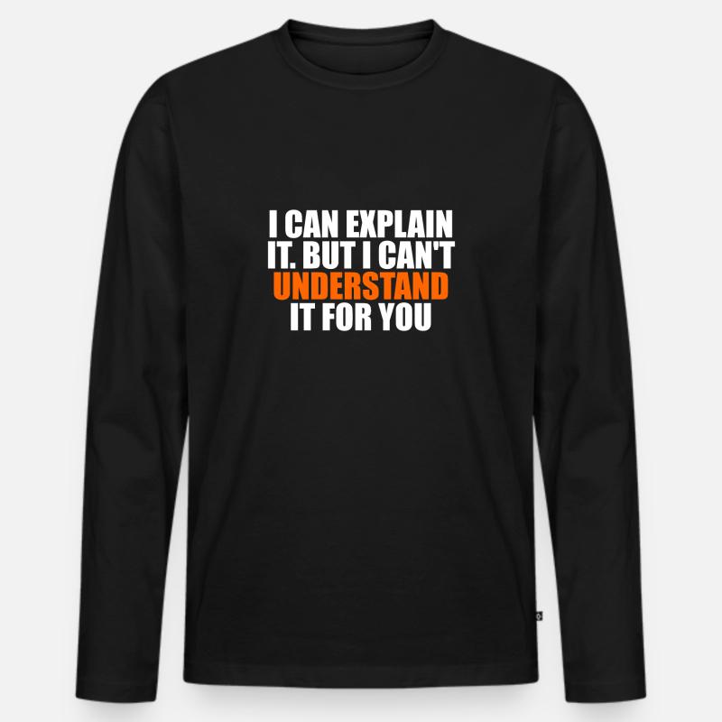 Enwickler SW Programmierer Software linux - Männer Premium Bio Langarmshirt - Schwarz