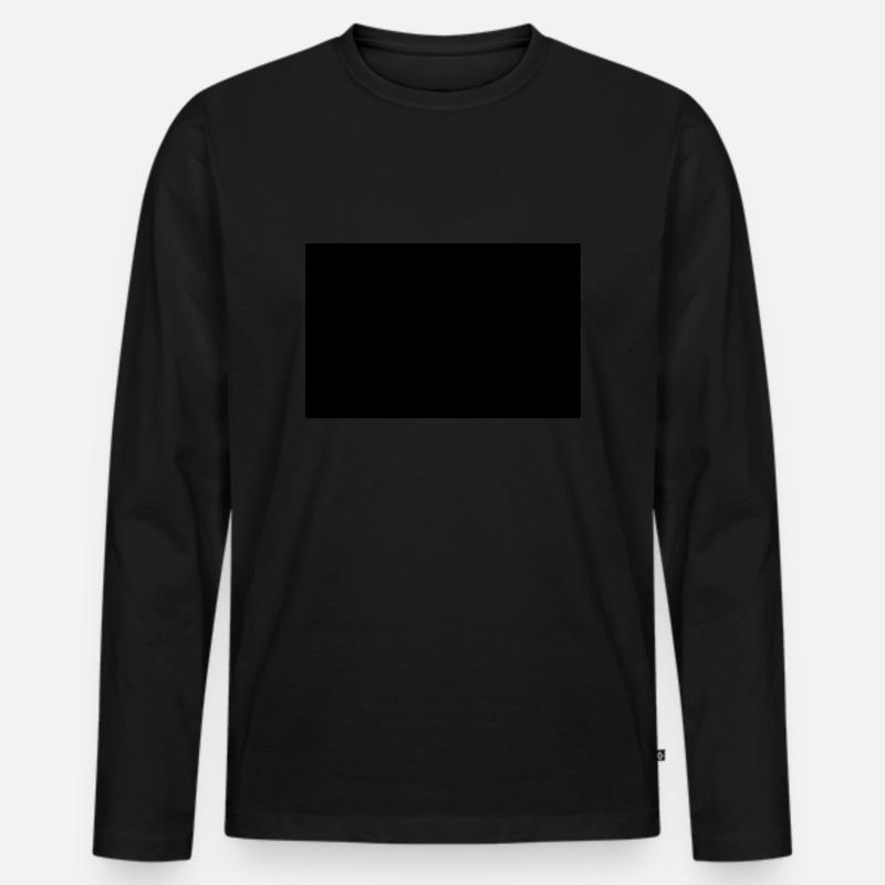 Flagge Österreich Austria - Männer Premium Bio Langarmshirt - Schwarz