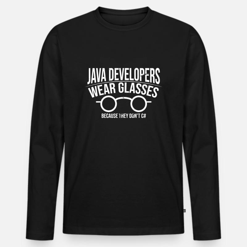 Java Developer Männer Premium Bio Langarmshirt