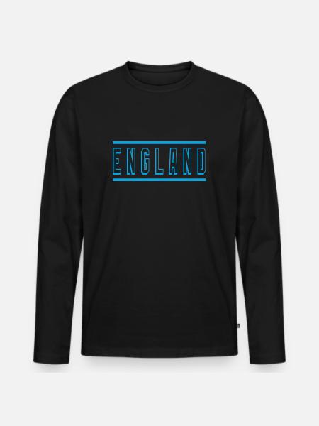 Angleterre - T-shirt manches longues Premium bio Homme - noir