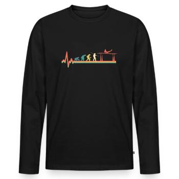 Gymnastics Evolution Turner Sport - Men's Premium Organic Long Sleeve Shirt - black - Front - Nico (187cm)