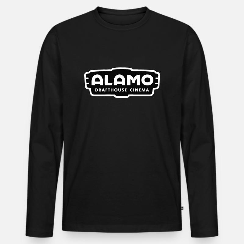 Alamo Drafthouse Kino - Männer Premium Bio Langarmshirt - Schwarz