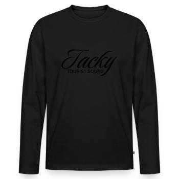 Tourist Squad Picture Photographer Vacation - Männer Premium Bio Langarmshirt - Schwarz - Vorne - Nico (187cm)