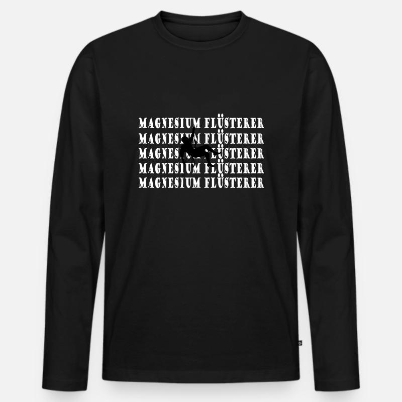 climbing - Männer Premium Bio Langarmshirt - Schwarz