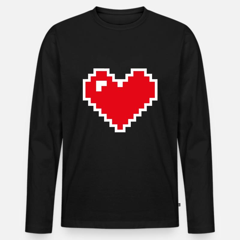 Gaming Gamer Videospiele PC Computer MMORPG Geschenk - Männer Premium Bio Langarmshirt - Schwarz